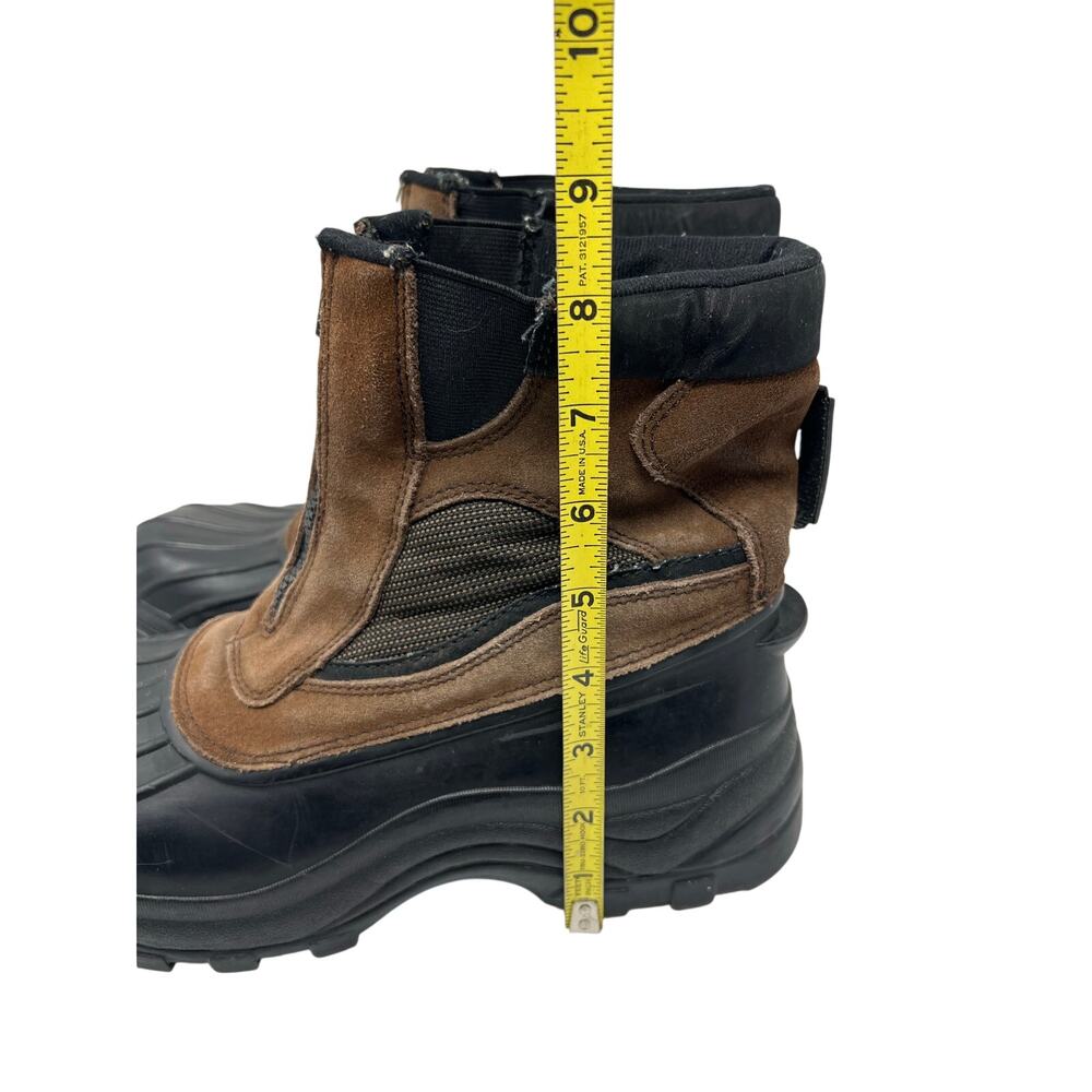Men Covington Brown Leather Waterproof Insulated Work Outdoor Boots 11 - Picture 5 of 10